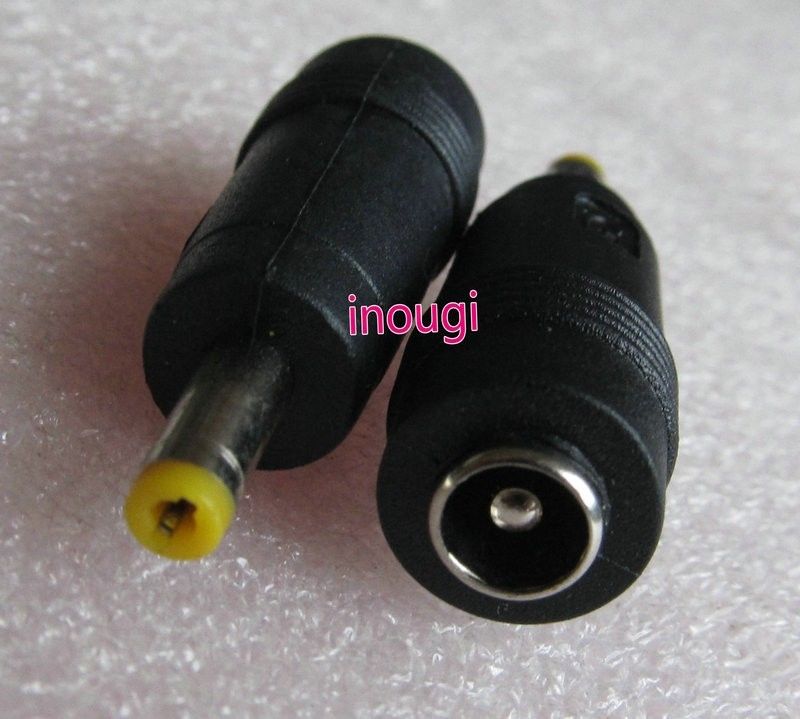 DC 4.0x1.7mm Male to 5.5X2.1mm Female Power Plug Connector Adapter NEW